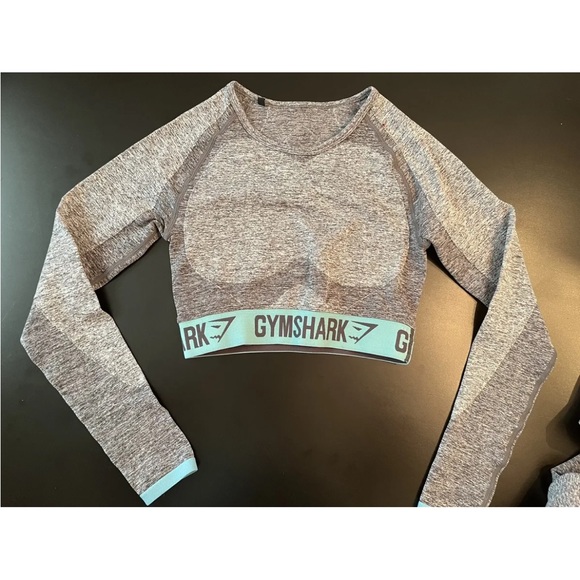 Teal Flex Gymshark Bra And Leggings Set - Picture 2 of 5